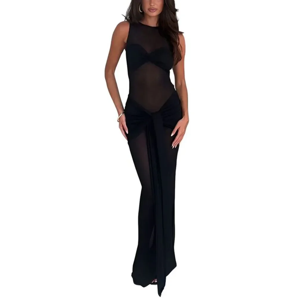 Monique Lagarde Womens  Solid Maxi Dress